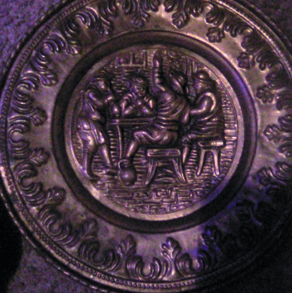 Wall hanging, made in England, brass